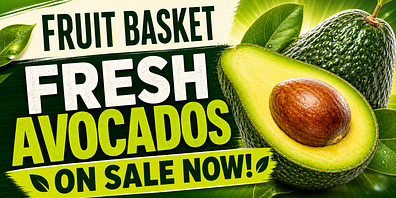 Fresh produce sale ad sample generated with SignSparkAI